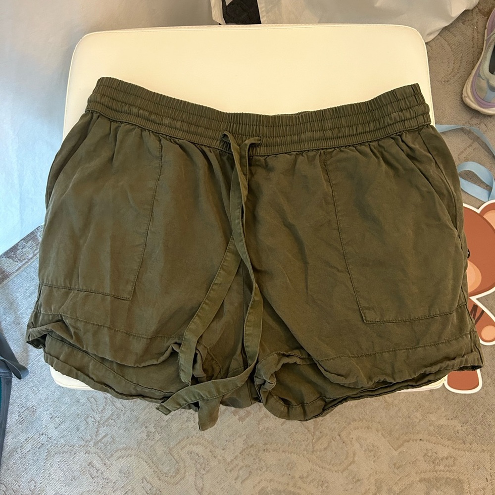 Olive Green Women's Shorts